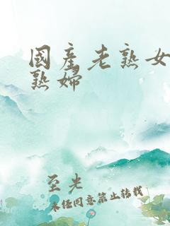 国产老熟女伦老熟妇