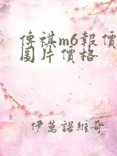 传祺m6报价及图片价格