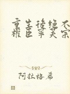 重生后绝不嫁给权臣宁芙宗肆最新章节在线
