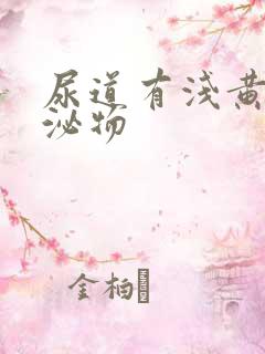 尿道有浅黄色分泌物