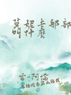 莫妮卡那部电影叫什么 莫妮卡那部电影叫什么