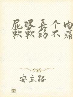 屁眼长个肉疙瘩软软的不痛不痒 屁眼长个肉疙瘩软软的不痛不痒