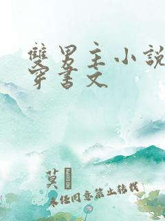 双男主小说推文穿书文