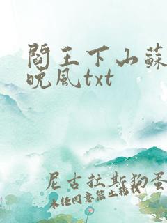 阎王下山苏文陆晚风txt