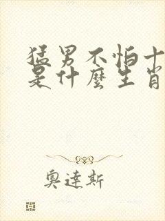 猛男不怕十七过是什么生肖