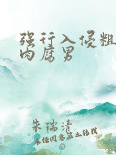 强行入侵粗暴h肉腐男