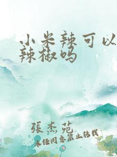 小米辣可以晒干辣椒吗