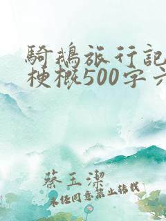 骑鹅旅行记故事梗概500字六年级