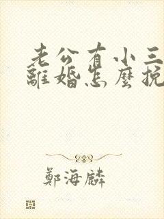 老公有小三了要离婚怎么挽回 老公有小三了要离婚怎么挽回
