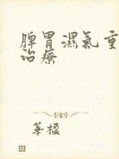 脾胃湿气重如何治疗