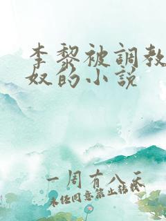 李黎被调教成肉奴的小说
