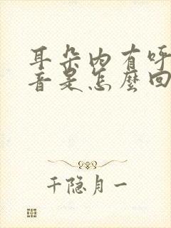耳朵内有呼吸声音是怎么回事
