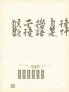 猴子捞月后面的歇后语是什么 猴子捞月后面的歇后语是什么