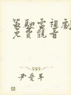 策驰电视剧全集免费观看