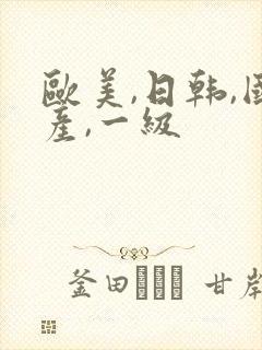欧美,日韩,国产,一级