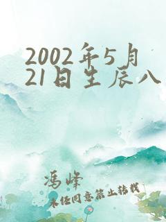 2002年5月21日生辰八字