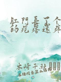 肛门长了个硬硬的疙瘩还疼怎么回事