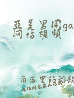 亚美男同gay网站视频