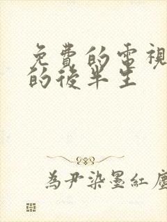 免费的电视剧我的后半生