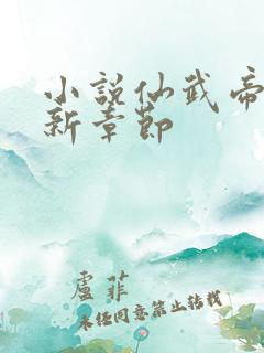 小说仙武帝尊最新章节