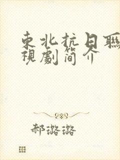 东北抗日联军电视剧简介