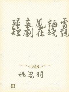 归来凤栖处短剧短剧在线观看