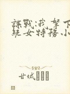 谍战:我拿下军统女特务小说完整 谍战:我拿下军统女特务小说完整