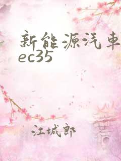 新能源汽车瑞驰ec35