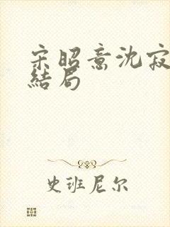 宋昭意沈寂小说结局