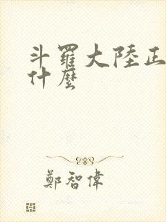 斗罗大陆正版叫什么