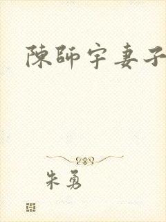 陈师宇妻子