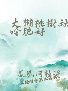大棚桃树秋季施啥肥好