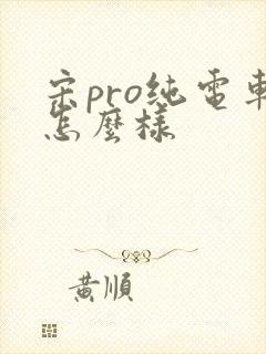 宋pro纯电车怎么样 宋pro纯电车怎么样