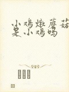 小鸡炖蘑菇用的是小鸡吗
