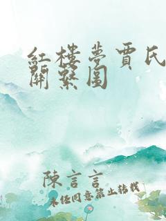 红楼梦贾氏人物关系图