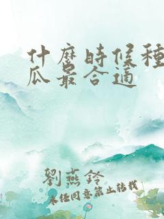 什么时候种秋黄瓜最合适 什么时候种秋黄瓜最合适