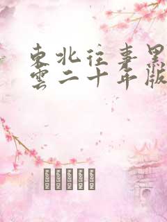 东北往事黑道风云二十年版 东北往事黑道风云二十年版