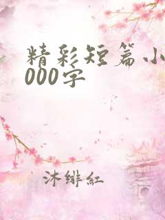 精彩短篇小说3000字 精彩短篇小说3000字