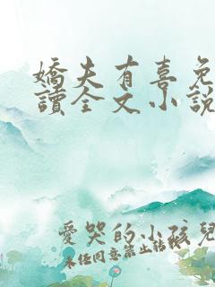 娇夫有喜免费阅读全文小说
