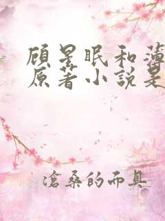 顾星眠和薄子夜原著小说是什么