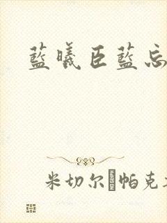 蓝曦臣蓝忘机 蓝曦臣蓝忘机