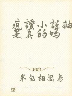 疯读小说抽手机是真的吗