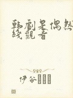 韩剧是偶然吧在线观看