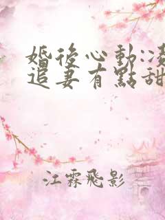 婚后心动:凌总追妻有点甜