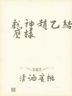 戏神赵乙结局怎么样