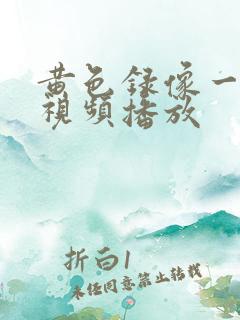黄色录像一级片视频播放