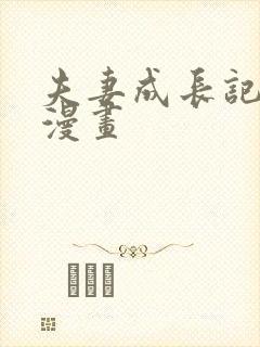 夫妻成长记日记漫画
