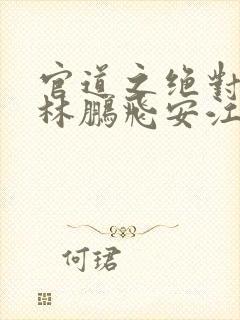 官道之绝对权力林鹏飞安江系列小说