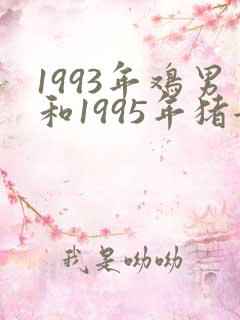1993年鸡男和1995年猪女婚配 1993年鸡男和1995年猪女婚配