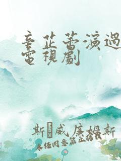 辛芷蕾演过哪些电视剧